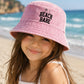 Vintage Beach Babe Palm Tree Sun Summer Kids hat
