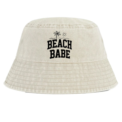 Vintage Beach Babe Palm Tree Sun Summer Kids hat