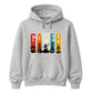 Vintage Retro Stripes Gamer Silhouette Graphic Unisex Hoodie