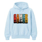 Vintage Retro Stripes Gamer Silhouette Graphic Unisex Hoodie