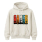 Vintage Retro Stripes Gamer Silhouette Graphic Unisex Hoodie