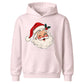 Vintage Winking Santa Claus Face Christmas Kids Hoodie