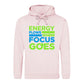 Vivid Energy Flows Where Focus Goes Unisex Hoodie