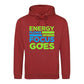 Vivid Energy Flows Where Focus Goes Unisex Hoodie