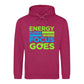 Vivid Energy Flows Where Focus Goes Unisex Hoodie