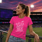 New Zealand T20 Women's World Cup Ladies Fit T Shirt  W.F. Women Cricket Printed Ladies Fit T-Shirt