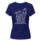 New Zealand T20 Women's World Cup Ladies Fit T Shirt  W.F. Women Cricket Printed Ladies Fit T-Shirt