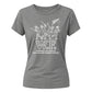 New Zealand T20 Women's World Cup Ladies Fit T Shirt  W.F. Women Cricket Printed Ladies Fit T-Shirt