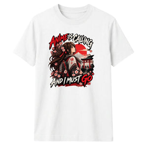 Anime Is Calling Graphic Anime Unisex T Shirt
