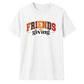 Friendsgiving curved arch font Thanksgiving Unisex T-Shirt