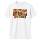 Gingham panels give thanks text Thanksgiving Unisex T-Shirt