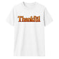 Glossy 3D block text thankful Thanksgiving Unisex T-Shirt