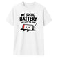 Introverted social battery dead Funny Memes Unisex T-Shirt