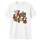 Leopard print thankful text art Thanksgiving Unisex T-Shirt