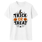 Spooky spider web text graphic Halloween Unisex t-shirt