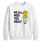 We All Miss You Healy 2026 Women Cricket Sweatshirt - T20 Womens World Cup Sweatshirt Australia