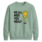We All Miss You Healy 2026 Women Cricket Sweatshirt - T20 Womens World Cup Sweatshirt Australia