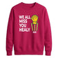 We All Miss You Healy 2026 Women Cricket Sweatshirt - T20 Womens World Cup Sweatshirt Australia