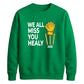 We All Miss You Healy 2026 Women Cricket Sweatshirt - T20 Womens World Cup Sweatshirt Australia