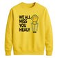 We All Miss You Healy 2026 Women Cricket Sweatshirt - T20 Womens World Cup Sweatshirt Australia