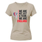 We Are England Women's Cricket Printed Ladies Fit T-Shirt - England Cricket World Cup 2026