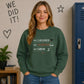 We Laughed Learned School Leavers Unisex Sweatshirt