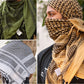Arab Keffiyeh Palestine Scarf, Traditional Palestinian Shemagh Scarf, Unique Arabic Scarves for Men & Women, Vintage Lightweight Head Scarf