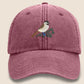 Vintage Cap, CHICKADEE Embroidered Baseball Hat, Wildlife Animal Sun Hats, Embroidery Design Bird On Cap, Cotton Summer Fashion Trucker Hats