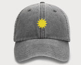 SUN Embroidered Caps, Vintage Baseball Hats, Comfort Colors Trucker Hats, Shinning Sun Design Summer Cap, Snapback Unisex Easy Fit Comfy Hat
