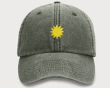 SUN Embroidered Caps, Vintage Baseball Hats, Comfort Colors Trucker Hats, Shinning Sun Design Summer Cap, Snapback Unisex Easy Fit Comfy Hat