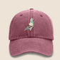 Pigeon Vintage Snapback Hat, Embroidery Bird Design Pigeon Baseball Cap, Comfort Colors Cotton Adult Unisex Wildlife Hat,