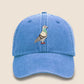 Pigeon Vintage Snapback Hat, Embroidery Bird Design Pigeon Baseball Cap, Comfort Colors Cotton Adult Unisex Wildlife Hat,