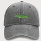 Wildlife Baseball Cap, Embroidered Alligator Vintage Hat, Comfort Colors Snapback Sun Hat, Comfy Cotton Unisex Caps, Alligator Cool Dad Hat