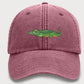 Wildlife Baseball Cap, Embroidered Alligator Vintage Hat, Comfort Colors Snapback Sun Hat, Comfy Cotton Unisex Caps, Alligator Cool Dad Hat