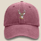 Whitetail Deer Embroidered Cap, Wildlife Baseball Hat with Animal On It, Vintage Retro Casual Summer Caps, Hats Collection