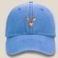 Whitetail Deer Embroidered Cap, Wildlife Baseball Hat with Animal On It, Vintage Retro Casual Summer Caps, Hats Collection