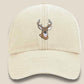 Whitetail Deer Embroidered Cap, Wildlife Baseball Hat with Animal On It, Vintage Retro Casual Summer Caps, Hats Collection