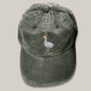 Goose Embroidery Design Vintage Hat, Cowboy Hat Goose Unisex Baseball Cap, Cool Goose 100 Cotton Vintage Style Bird Hat,