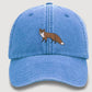 RED FOX Embroidered Baseball Cap, Wildlife Baseball Hat with Animal on It, Adjustable Snapback Unisex Hat, Adult Gift Cap,