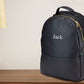 Personalised Lazer Engraving Leather Backpack, Custom Initial Or Name Leather Accessory School Bags, Shoulder Bags, University Gift for Her