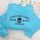 Embroidered Malevelon Creek Veteran Sweater, Vintage Comfort Color Crewneck Sweatshirt, Retired Veterans Unisex Jumper, Gift for Grandfather