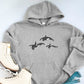 Orca Whales Embroidered Sweatshirt, Trio Orca Killer Whale Crewneck Jumper, Embroidered Orca Unisex Sweatshirt, Awareness Animal Lover Gift