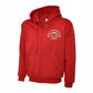 Personalised Medical Student Monogrammed Hoodie, Rainbow Embroidered Nurse Jumper, Custom Name Full Zip Sweater, Graduation Gift for Nurse