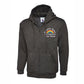 Personalised Medical Student Monogrammed Hoodie, Rainbow Embroidered Nurse Jumper, Custom Name Full Zip Sweater, Graduation Gift for Nurse