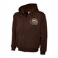 Personalised Medical Student Monogrammed Hoodie, Rainbow Embroidered Nurse Jumper, Custom Name Full Zip Sweater, Graduation Gift for Nurse