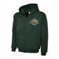 Personalised Medical Student Monogrammed Hoodie, Rainbow Embroidered Nurse Jumper, Custom Name Full Zip Sweater, Graduation Gift for Nurse