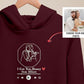 Custom Song Lyrics Couple Hoodie, Embroidered Photo Outline Drawing Sweatshirt, Matching Couple Anniversary GF BF Jumpers, Album Cover Tops