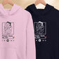 Custom Song Lyrics Couple Hoodie, Embroidered Photo Outline Drawing Sweatshirt, Matching Couple Anniversary GF BF Jumpers, Album Cover Tops