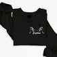 Cat Ears Custom Sweatshirt, Personalised Name Cat Mom Crewneck Jumper, Comfort Colors Sweater, Pet Owner Gift, Cat Lover Outfit Unisex Sizes
