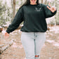 Cat Ears Custom Sweatshirt, Personalised Name Cat Mom Crewneck Jumper, Comfort Colors Sweater, Pet Owner Gift, Cat Lover Outfit Unisex Sizes